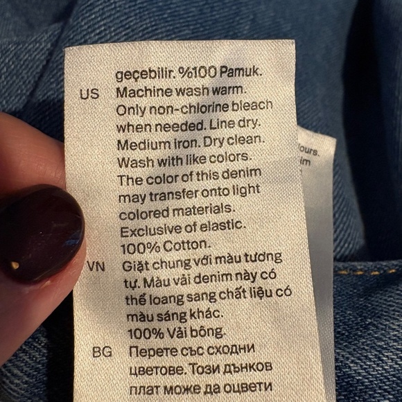 COS wide leg high rise jeans - Picture 7 of 7